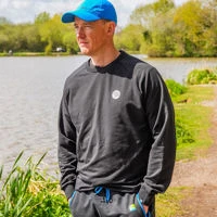 Preston Innovations Black Minimal Sweatshirts